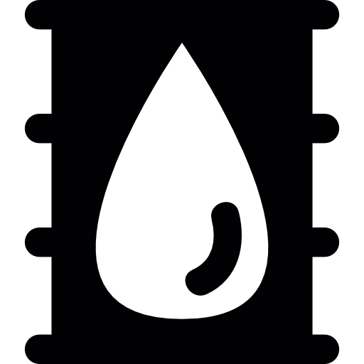 Oil barrel with droplet 